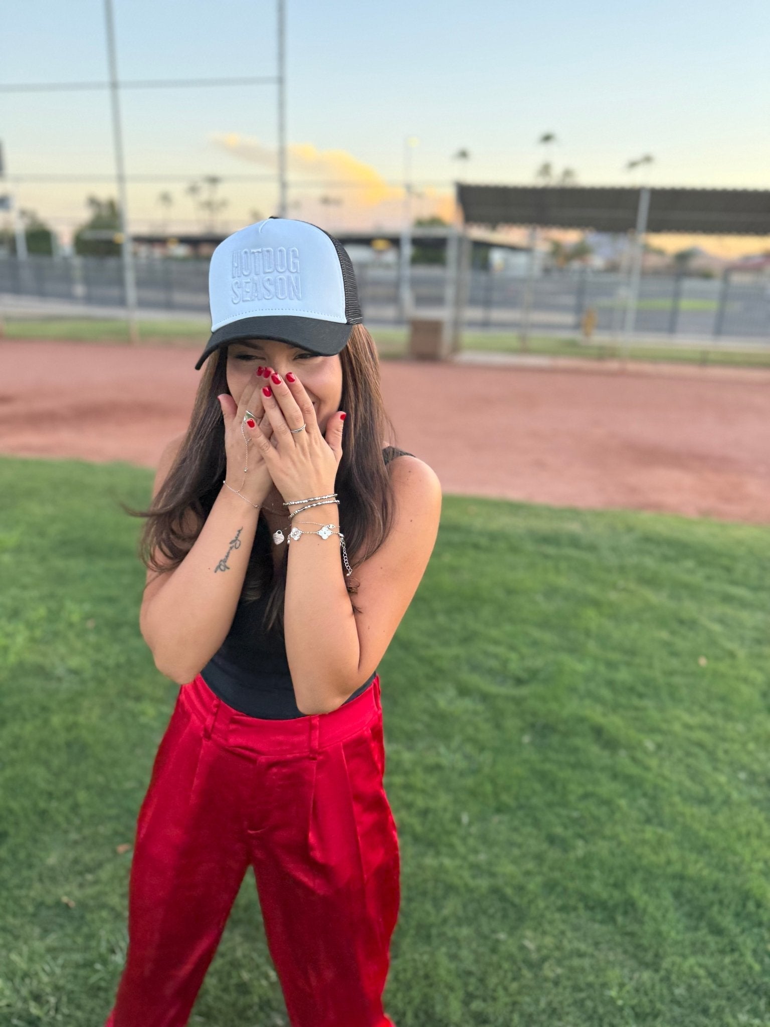 hot dog season hat