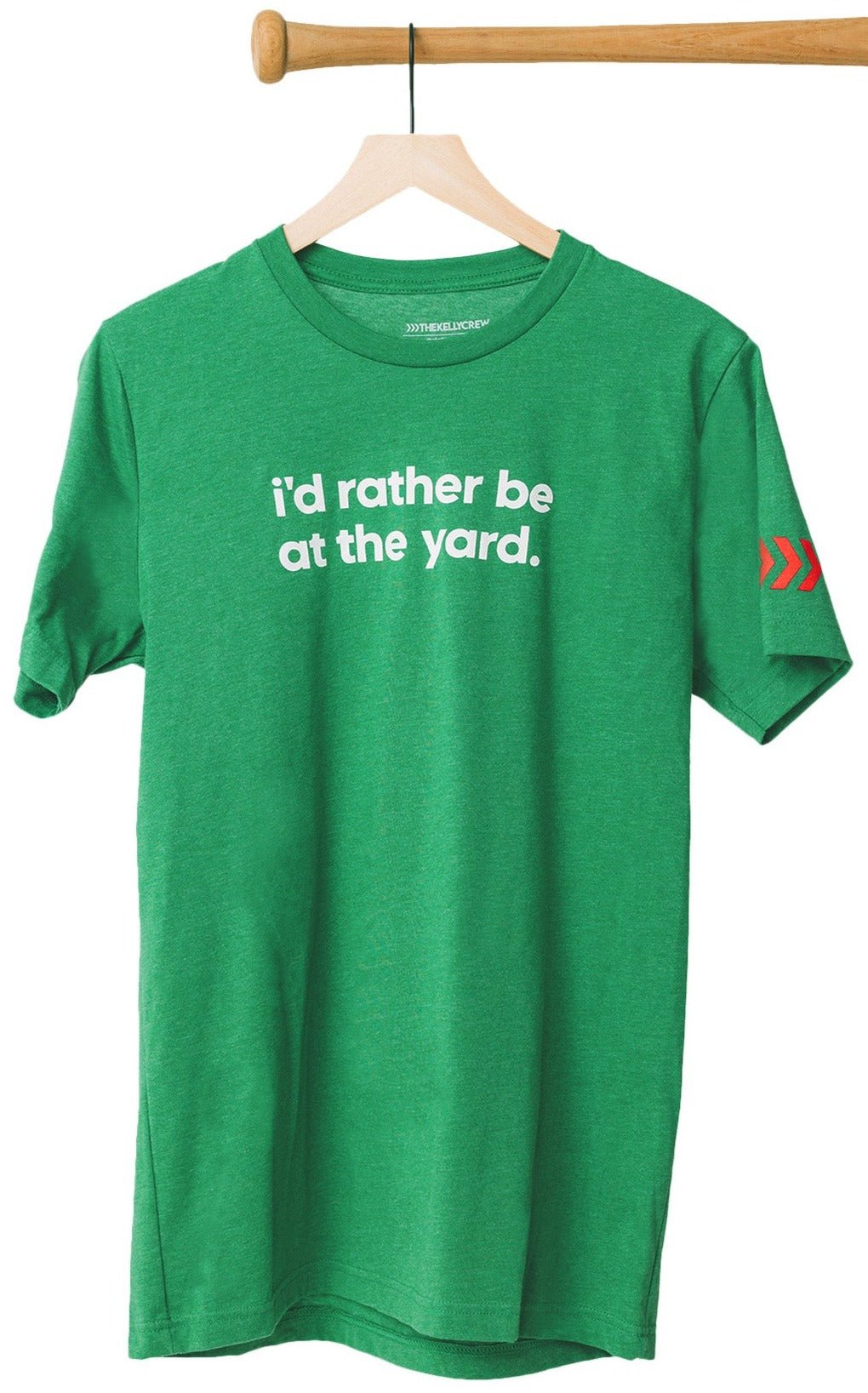 adult-id-rather-be-at-the-yard-green-baseball-tee
