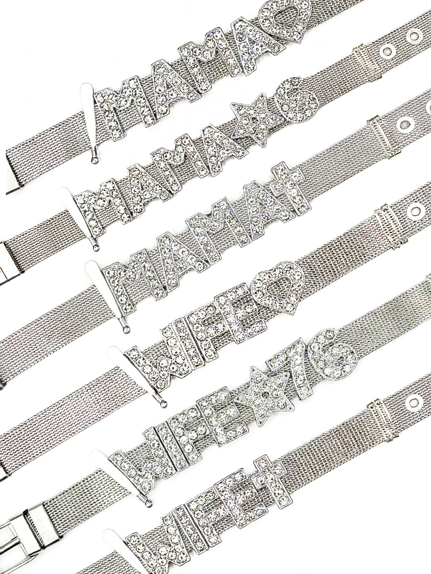 baseball mama & wife bracelets (10mm)