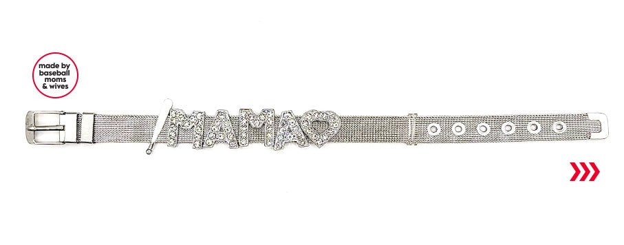 baseball mama & wife bracelets (10mm)