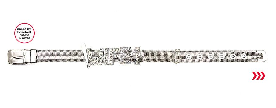 baseball mama & wife bracelets (10mm)
