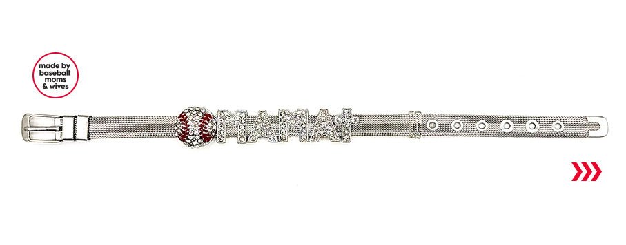 baseball mama & wife bracelets (8mm)