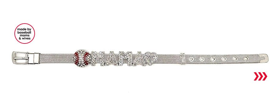baseball mama & wife bracelets (8mm)