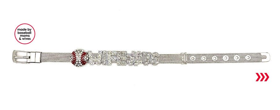 baseball mama & wife bracelets (8mm)
